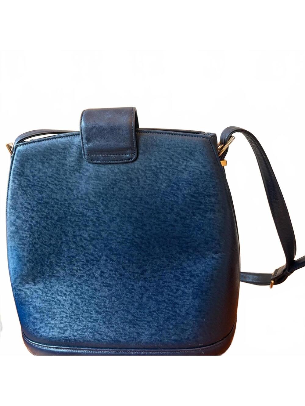 Valentino Garavani Vintage Indigo leather bucket bag - Picture 3 of 9